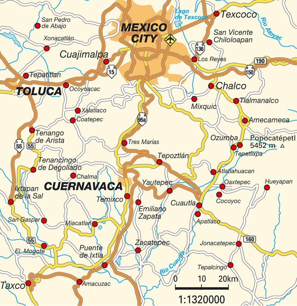 la Mexíkó kort