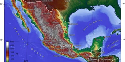 Mexíkóborg landslaginu kort