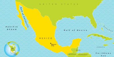 Kort af mexíkóborg